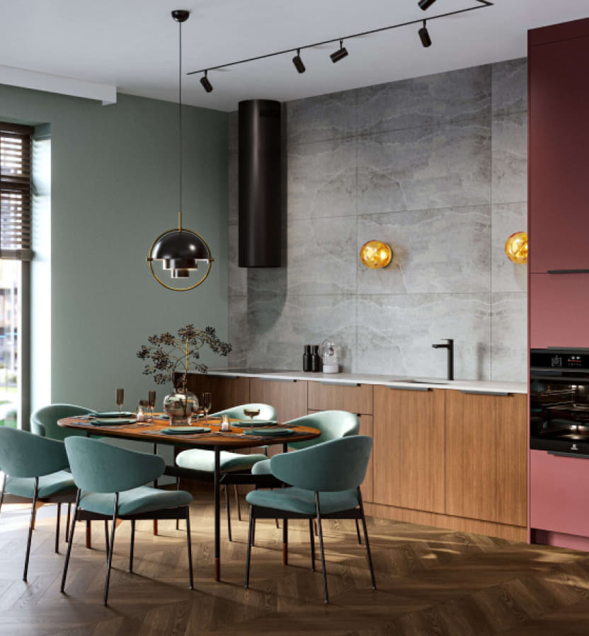 Яркий, насыщенный и неповторимый. Этот интерьер – синоним активной и насыщенной жизни