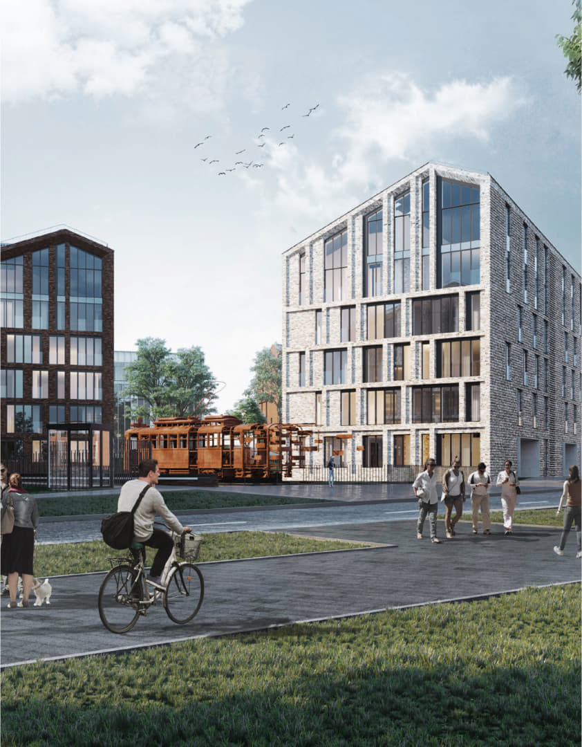 В 2017 году застройщик «А-100 Девелопмент» выкупил этот участок на аукционе и начал работу над инновационным жилым комплексом